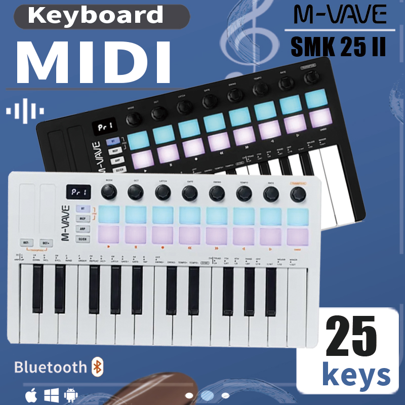 Midi Controller Pad - M-VAVE SMK-25 II MIDI 키보드 컨트롤러