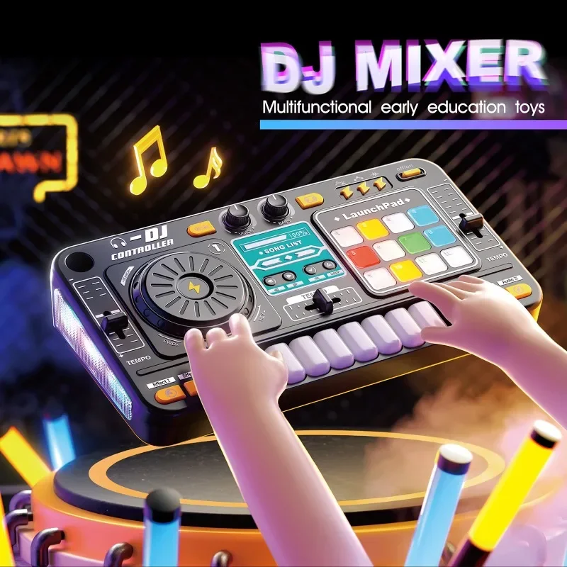 다기능 DJ 믹서 어린이 시뮬레이션 DJ 컨트롤러 라이 - Audio Music Dj 리뷰 및 가격