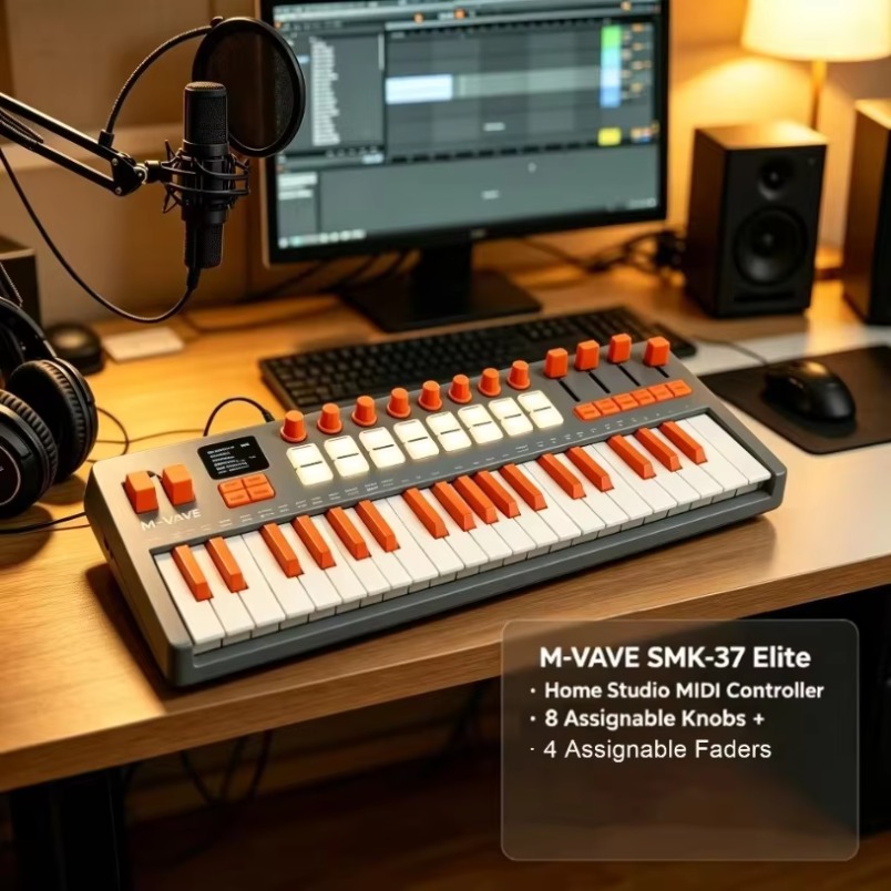 M-VAVE SMK-37 엘리트 MIDI 키보드, 37 - Midi Controller Pad 리뷰 및 가격