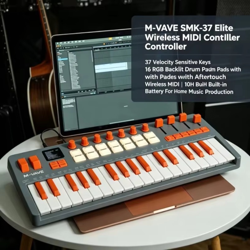 M-VAVE SMK-37 엘리트 MIDI 키보드, 37 - Midi Controller Pad 리뷰 및 가격